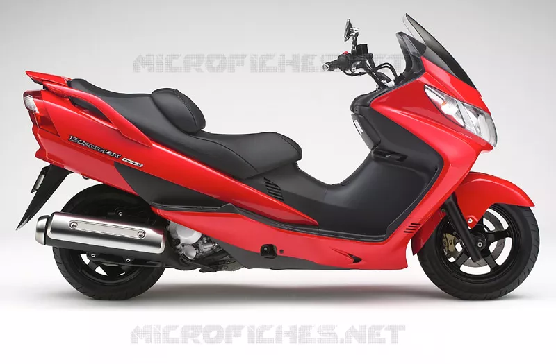 * PHOTOGRAPHIE DE COULEUR AN400SK6 * Suzuki SCOOTER 400 BURGMAN 2004  AN400K4(E2)