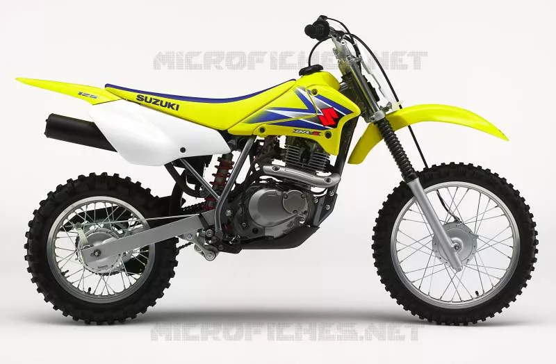 * PHOTOGRAPHIE DE COULEUR DR-Z125K6 * Suzuki MOTO 125 DR-Z 2006  DR-Z125K6(E3/E28)