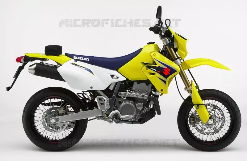 * PHOTOGRAPHIE DE COULEUR DR-Z400SMK7 * Suzuki MOTO 400 DR-Z 2005  DR-Z400SMK5(E2)