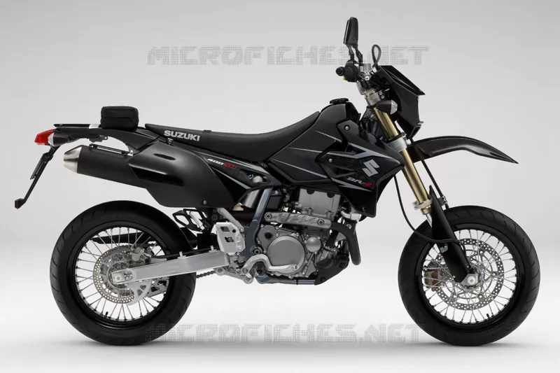 * PHOTOGRAPHIE DE COULEUR DR-Z400SMK8 * Suzuki MOTO 400 DR-Z 2009  DR-Z400SMK9(E2)