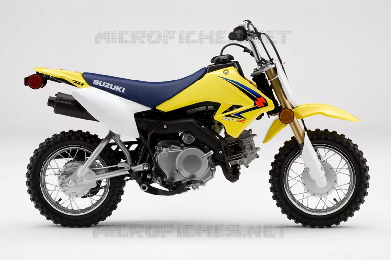 * PHOTOGRAPHIE DE COULEUR DR-Z70K8 * Suzuki MOTO 70 DR-Z 2012  DR-Z70L0(E28/E33)