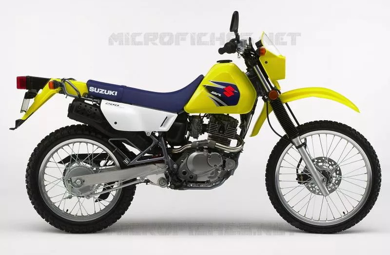 * PHOTOGRAPHIE DE COULEUR DR200SEK7 * Suzuki MOTO 200 DR 2006  DR200SEK6(E6)