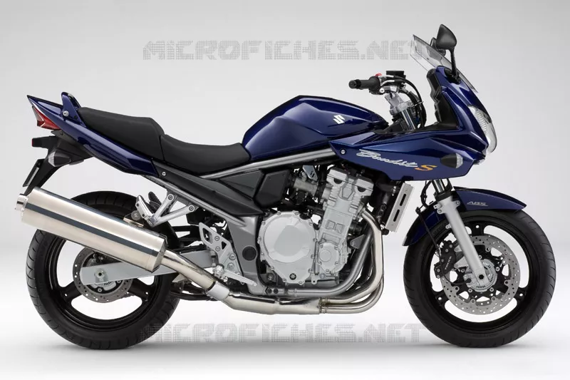 * PHOTOGRAPHIE DE COULEUR GSF650SAK8 * Suzuki MOTO 650 BANDIT 2007  GSF650SUK7(E19)