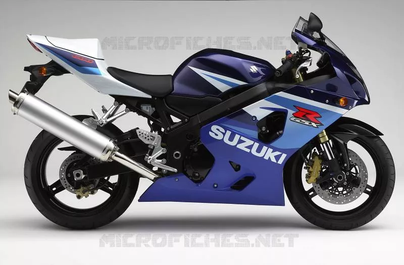 * PHOTOGRAPHIE DE COULEUR GSX-R600K5 * Suzuki MOTO 600 GSX-R 2005  GSX-R600K5(E2)