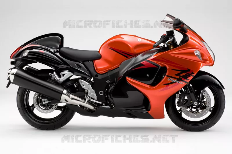 * PHOTOGRAPHIE DE COULEUR GSX1300RK8 * Suzuki MOTO 1300 HAYABUSA 2009  GSX1300RK9(E3/E28)