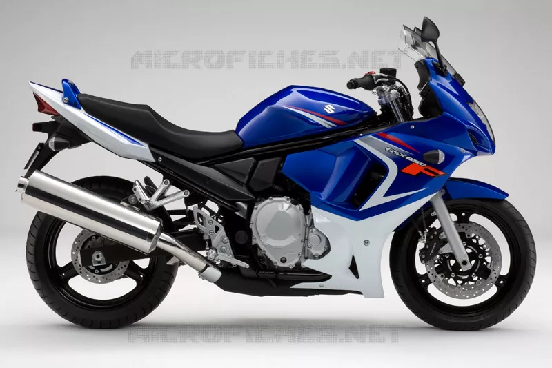 * PHOTOGRAPHIE DE COULEUR GSX650FK8 * Suzuki MOTO 650 GSX-F 2010  GSX650FUAL0(E2)