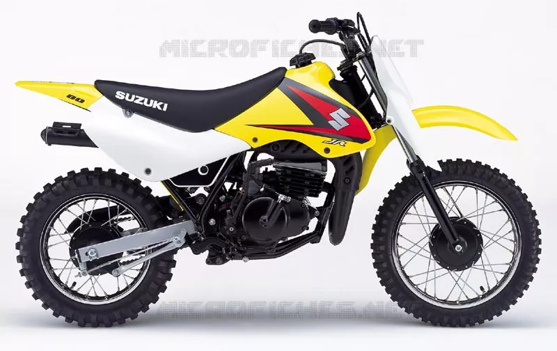 * PHOTOGRAPHIE DE COULEUR JR80K5 * Suzuki MOTO 80 JR 2001  JR80K1(P3/P28)