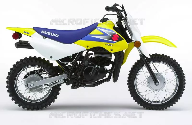 * PHOTOGRAPHIE DE COULEUR JR80K6 * Suzuki MOTO 80 JR 2006  JR80K6(P28)