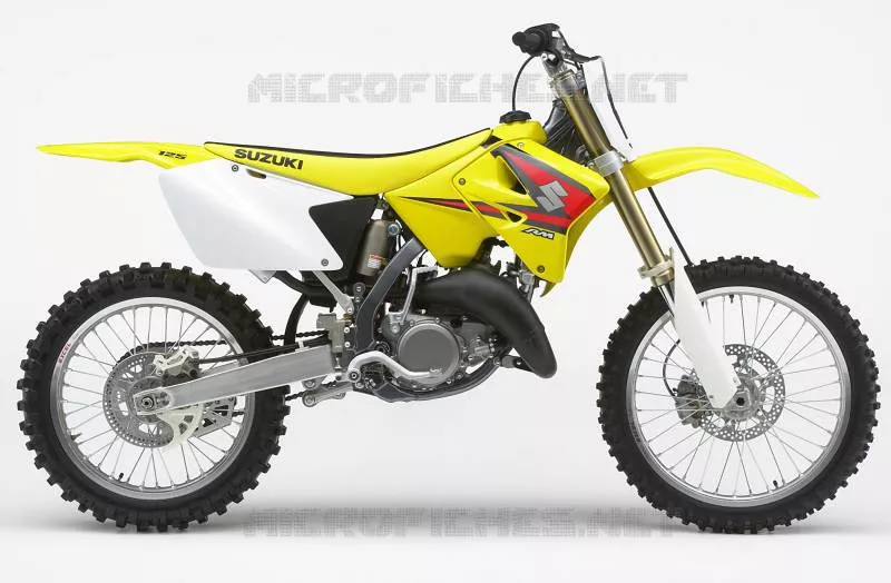 * PHOTOGRAPHIE DE COULEUR RM125K5 * Suzuki MOTO 125 RM 2003  RM125K3
