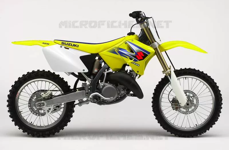 * PHOTOGRAPHIE DE COULEUR RM125K6 * Suzuki MOTO 125 RM 2004  RM125K4