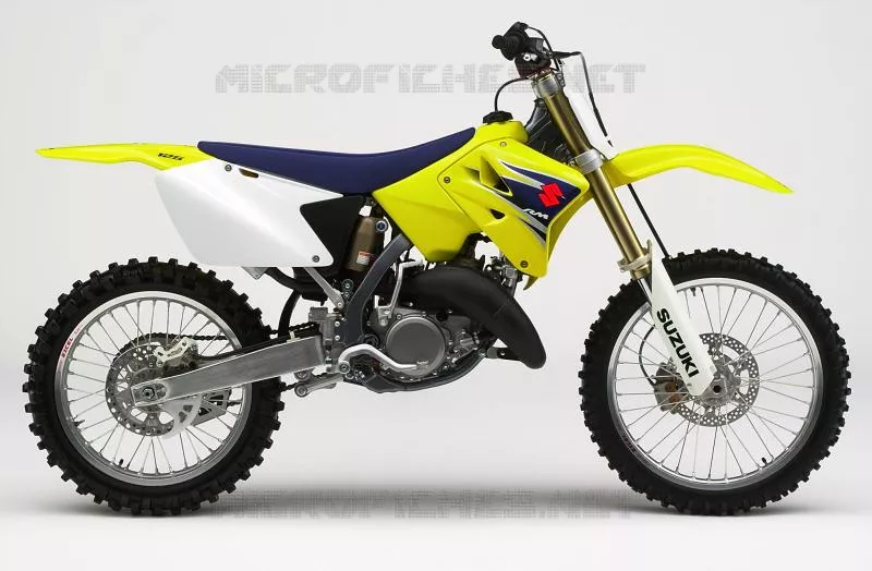 * PHOTOGRAPHIE DE COULEUR RM125K7 * Suzuki MOTO 125 RM 2007  RM125K7(E19)