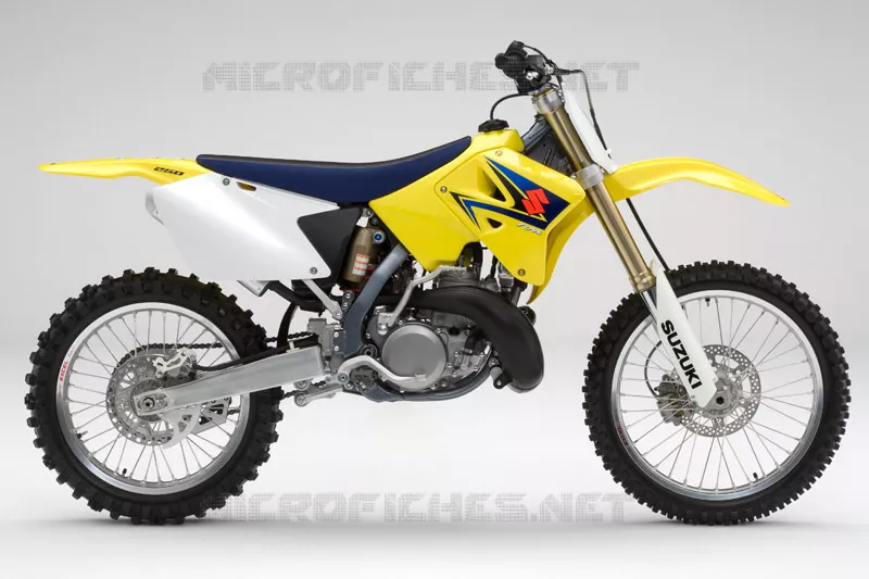 * PHOTOGRAPHIE DE COULEUR RM250K8 * Suzuki MOTO 250 RM 2008  RM250K8(E19)