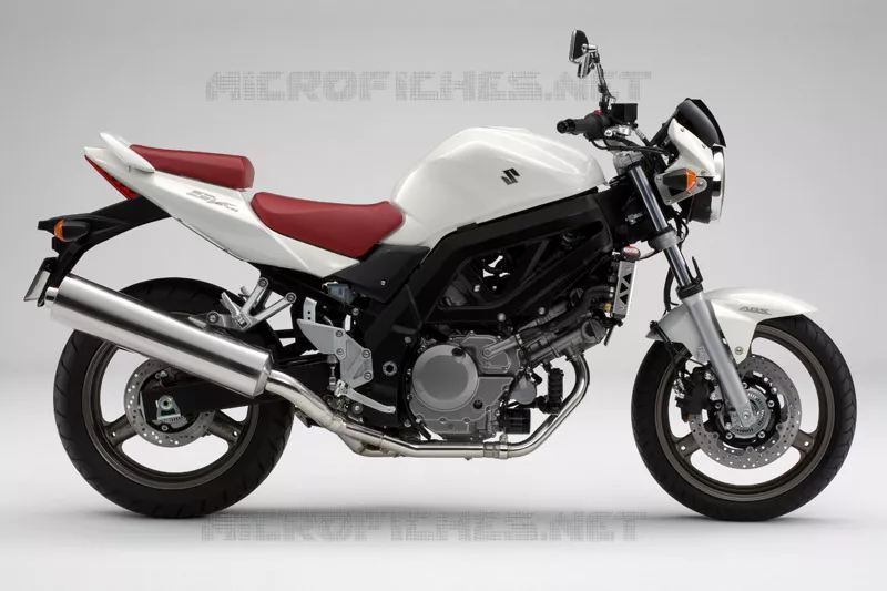 * PHOTOGRAPHIE DE COULEUR SV650AK8 * Suzuki MOTO 650 SV 2008  SV650SAK8(E2)