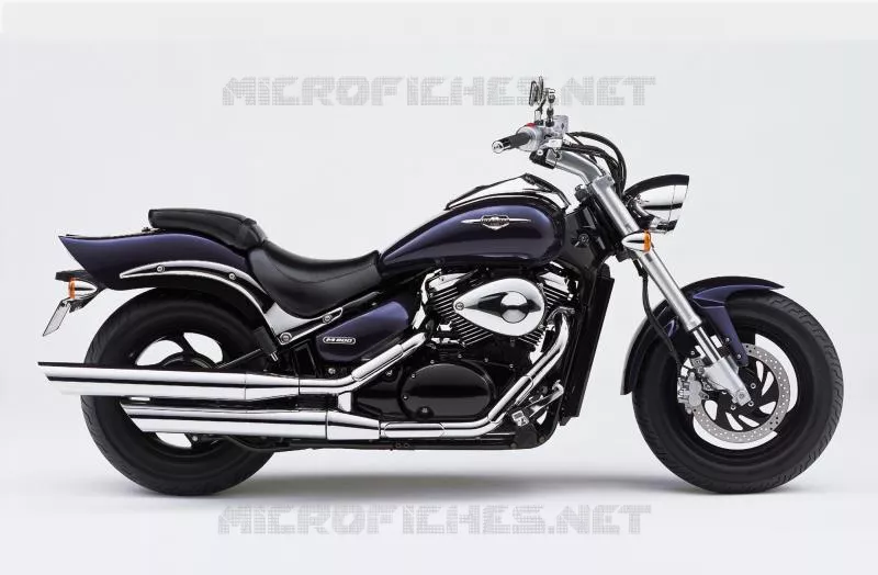 * PHOTOGRAPHIE DE COULEUR VZ800K7 * Suzuki MOTO 800 MARAUDER 2009  VZ800ZK9(E2)