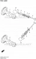 ARBRE A CAMES   VALVE pour Suzuki BURGMAN 400 2015