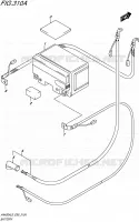 BATTERIE pour Suzuki BURGMAN 400 2016