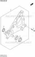 BRAS OSCILLANT ARRIERE pour Suzuki BURGMAN 400 2016