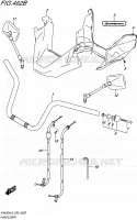GUIDON (AN400ZAL6 E99) pour Suzuki BURGMAN 400 2016