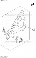 BRAS OSCILLANT ARRIERE pour Suzuki BURGMAN 400 2016