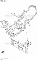 CADRE pour Suzuki BURGMAN 400 2016