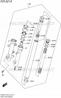 FOURCHE pour Suzuki BURGMAN 400 2016