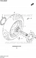ROUE ARRIERE pour Suzuki BURGMAN 400 2016