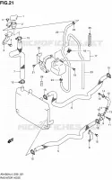 DURITE DE RADIATEUR pour Suzuki BURGMAN 400 2014