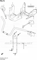 GUIDON (AN400AL4 E99) pour Suzuki BURGMAN 400 2014