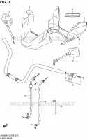GUIDON (AN400ZAL4 E99) pour Suzuki BURGMAN 400 2014