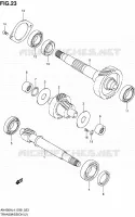 TRANSMISSION (2) pour Suzuki BURGMAN 400 2014
