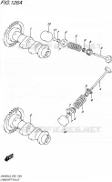 ARBRE A CAMES   VALVE pour Suzuki BURGMAN 400 2015