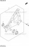 BRAS OSCILLANT ARRIERE pour Suzuki BURGMAN 400 2015