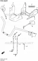 GUIDON (AN400AL5 E99) pour Suzuki BURGMAN 400 2015