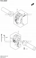 COMMODOS (AN650L5 E03) pour Suzuki BURGMAN 650 2015