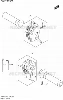 COMMODOS (AN650L5 E33) pour Suzuki BURGMAN 650 2015