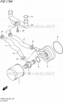 RADIATEUR D'HUILE pour Suzuki BURGMAN 650 2015