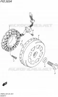ALLUMAGE ROTOR   STATOR pour Suzuki BURGMAN 650 2016