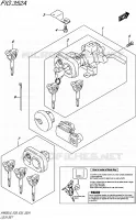 KIT SERRURE pour Suzuki BURGMAN 650 2016