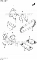 POMPE A HUILE pour Suzuki BURGMAN 650 2016