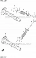ARBRE A CAMES   VALVE pour Suzuki BURGMAN 650 2015