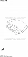 CARENAGE CENTRAL ARRIERE (OPTIONAL) pour Suzuki BURGMAN 650 2015