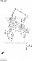 SUPPORT MARCHE PIEDS pour Suzuki BURGMAN 650 2015