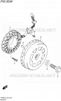 ALLUMAGE ROTOR   STATOR pour Suzuki BURGMAN 650 2016