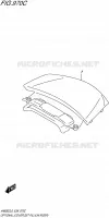 OPTIONS (COVER SET PILLION RIDER) pour Suzuki BURGMAN 650 2016