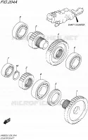 TRANSMISSION FINALE pour Suzuki BURGMAN 650 2016