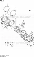 COMPTEUR (MODELE K2/K3) pour Suzuki V-STROM 1000 2006