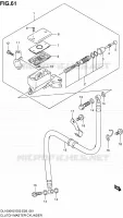 MAITRE CYLINDRE D'EMBRAYAGE pour Suzuki V-STROM 1000 2006
