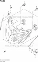 PHARE pour Suzuki V-STROM 1000 2006