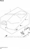 SELLE pour Suzuki V-STROM 1000 2006