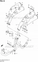 SILENCIEUX pour Suzuki V-STROM 1000 2006